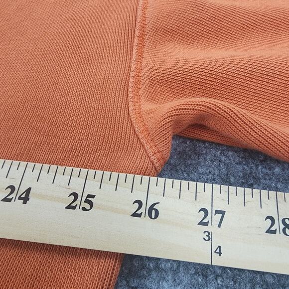 Tommy Bahama Pullover Sweater Mens Large Orange 1/4 Zip Relax Coastal Casual - Picture 6 of 16